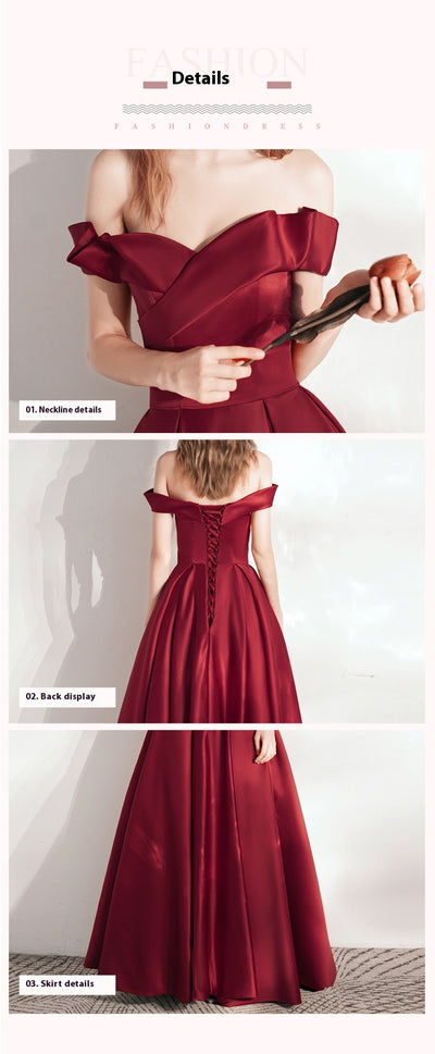 Vestido de Satén Rojo Elegante para Cena y Eventos Formales - Image 14