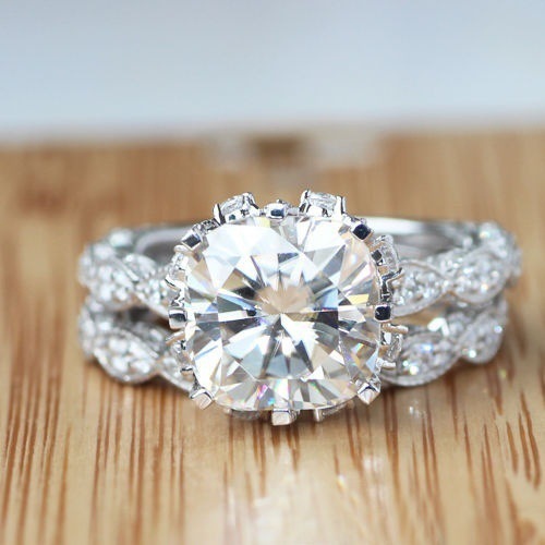 Anillos de Circonita Brillante