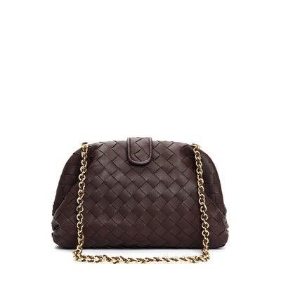 Bolso Mensajero de Cuero Genuino Tejido Cuadrado Pequeño - Image 10