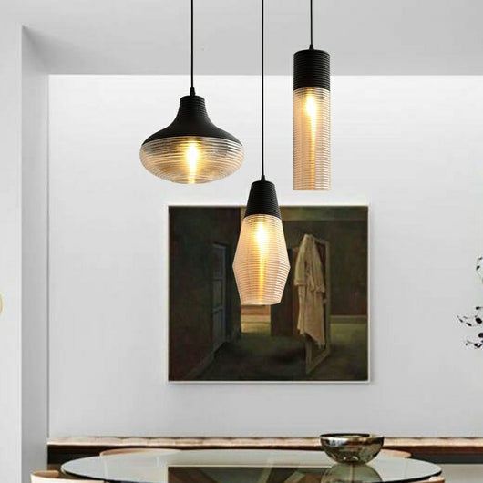 Lámpara Colgante de Cristal Moderna para Cafeterías y Restaurantes - Image 2