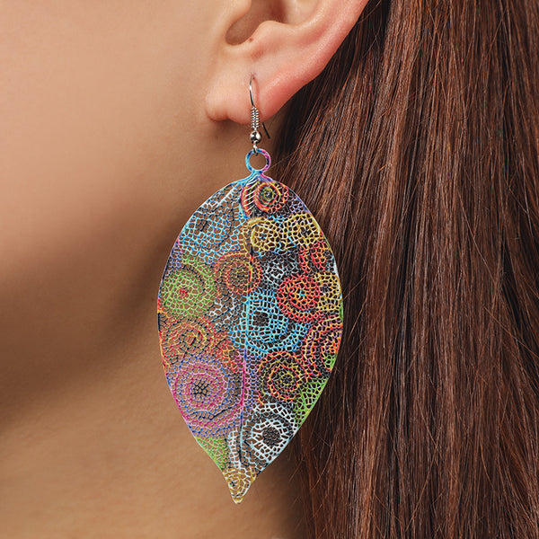 Aretes de Hoja Calada