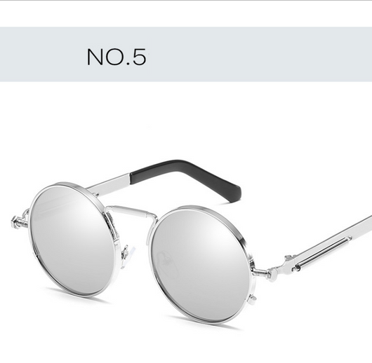 Gafas de Sol Redondas Retro con Lentes Espejadas - Estilo Europeo Trendy - Image 11