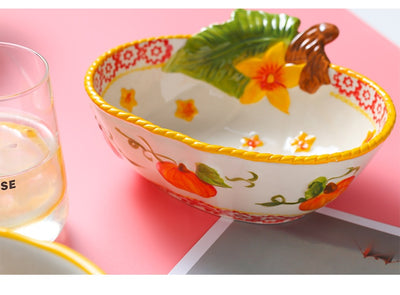Juego de Tazones de Calabaza para Fideos y Platos Decorativos - Image 27