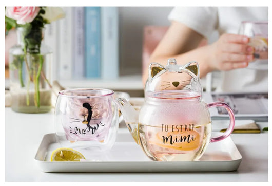 Juego de Tetera y Tazas de Vidrio Transparente para el Hogar - Image 8