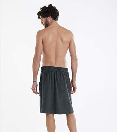 Bata de Toalla para Hombre con Cierre Velcro y Bolsillo - Image 3