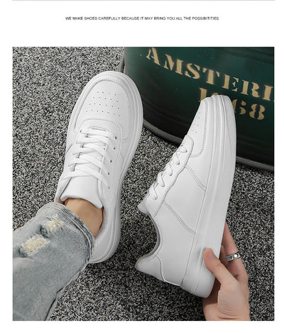 Zapatos Plataforma Blancos Talla Grande para Hombre - Primavera y Verano - Image 13