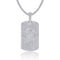 Collar Colgante Moissanita S925 Plateado en Platino - Joyería Lujo Moderno