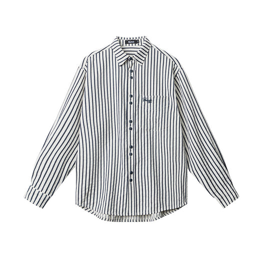 Blusa Rayas Retro Mujer Otoño Invierno Estilo Europeo Americano - Image 14