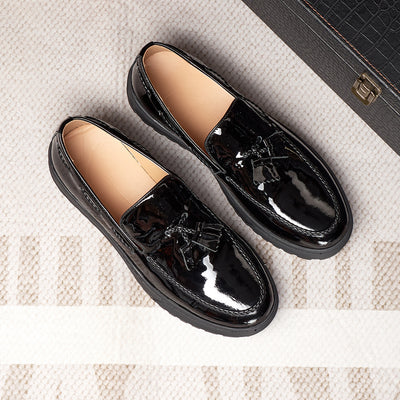 Mocasines Casuales de Cuero para Hombre con Borlas - Cómodos y Elegantes - Image 11