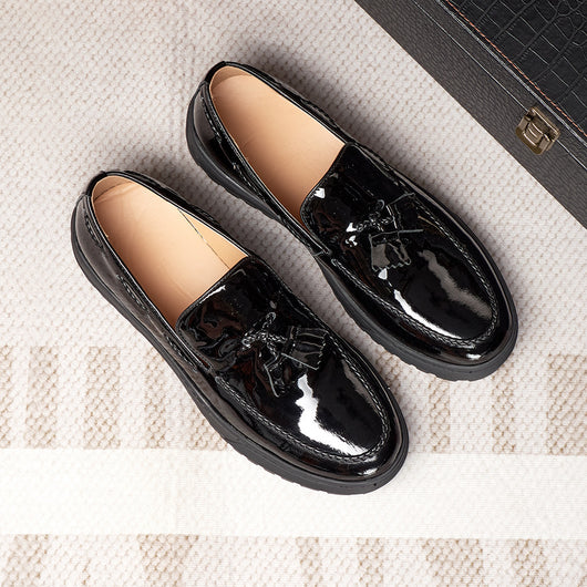 Mocasines Casuales de Cuero para Hombre con Borlas - Cómodos y Elegantes - Image 11