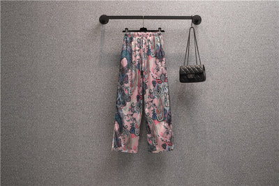 Conjunto de Dos Piezas: Blusa Ajustada y Pantalón Ancho - Image 22