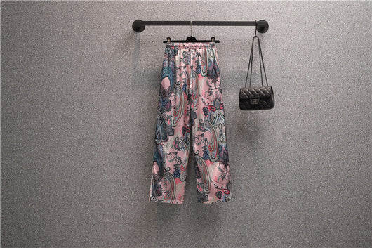 Conjunto de Dos Piezas: Blusa Ajustada y Pantalón Ancho - Image 22