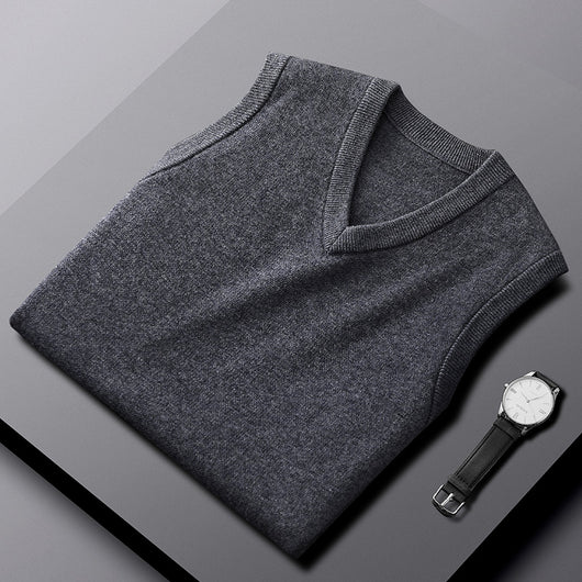Chaleco de Cachemira para Hombre - Suéter sin Mangas Premium - Image 20