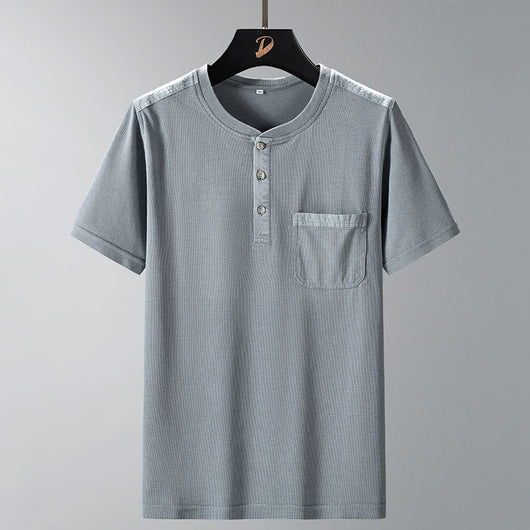 Camisa Slim Fit de Manga Corta para Hombre - Estilo Verano - Image 7
