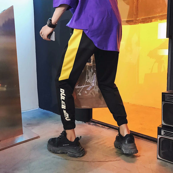 Pantalones Deportivos Harajuku Oversize - Estilo Urbano Casual para Parejas