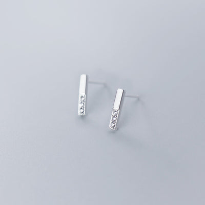 Aretes de Diamante S925 Plata Esterlina - Image 2