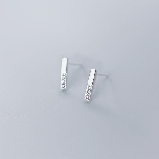 Aretes de Diamante S925 Plata Esterlina - Image 2
