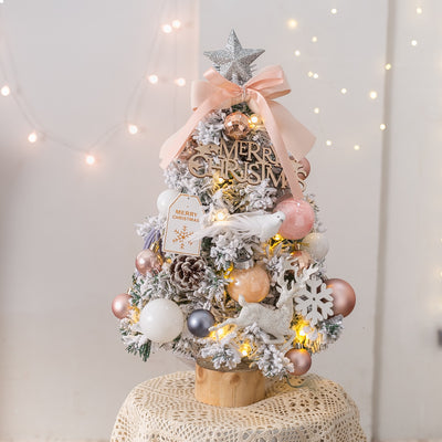 Árbol de Navidad Luminoso con Efecto Nieve - Set de Escritorio Pequeño - Image 10