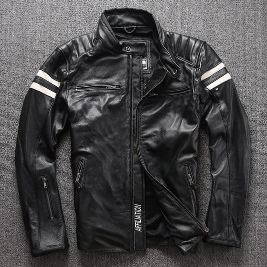 Chaqueta de Cuero para Motocicleta