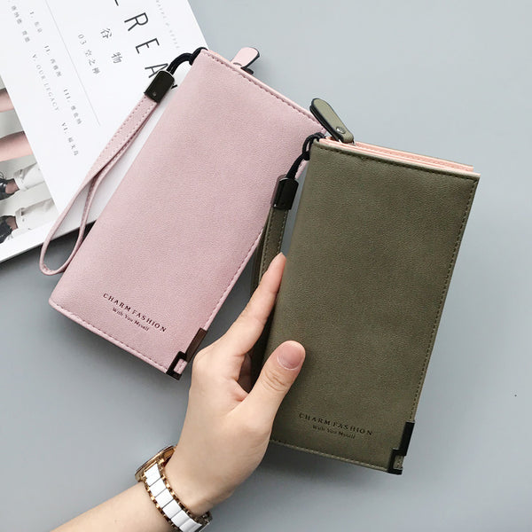 Billetera Bolsa para Celular con Acabado Satinado