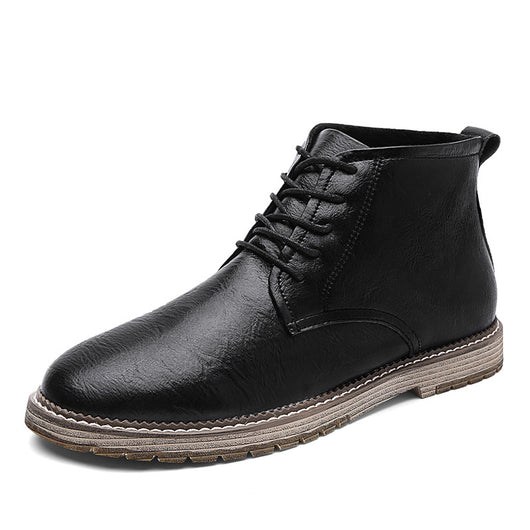 Botas Martin de Cuero para Hombre - Estilo Urbano Primavera Otoño - Image 6