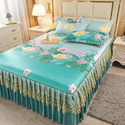 Juego de Cama de 3 Piezas con Sábana Bajera de Fibra Viscosa Premium - Image 22