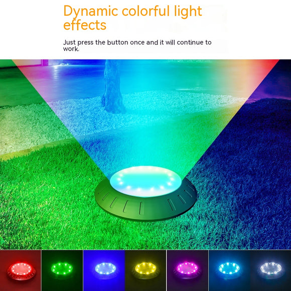Lámpara Solar de Jardín con Luz Ambiental para Patio