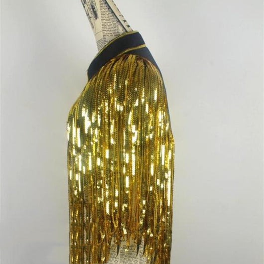 Chaleco de Baile con Lentejuelas y Flecos - Image 7