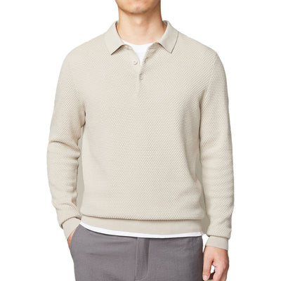 Polo de Punto Hombre Cuello Solapa - Diseño Clásico Liso