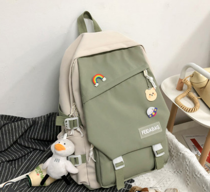 Mochila Escolar Femenina Estilo Coreano para Primaria y Secundaria - Image 12