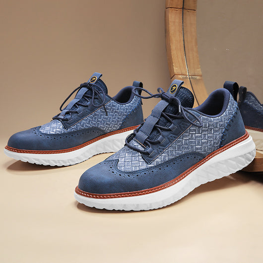 Tenis Deportivos Transpirables con Textura Tejida para Hombre - Image 21