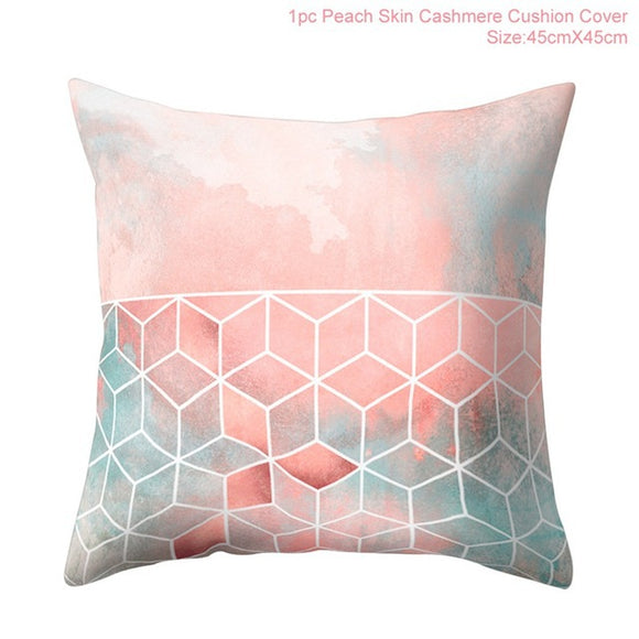 Funda de Almohada Decorativa para Hogar con Estampado Moderno
