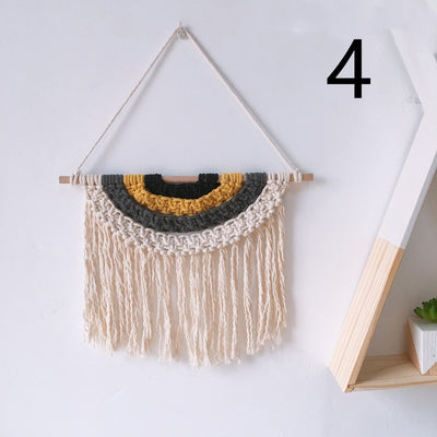 Tapiz Tejido a Mano en Algodón con Borlas Decorativas - Image 23