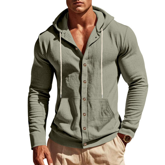 Camisa Suelta Americana Primavera Otoño para Hombre - Image 10