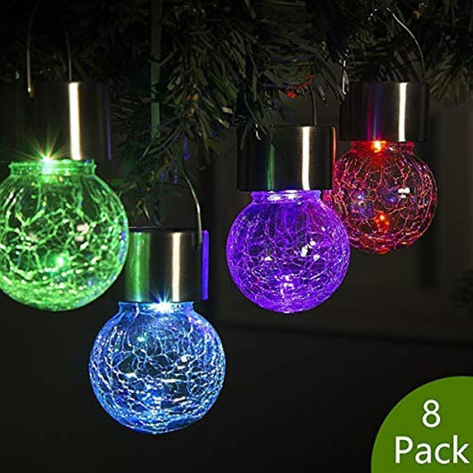 Lámpara Solar de Cristal Crack Ball - Iluminación Decorativa Exterior - Image 20