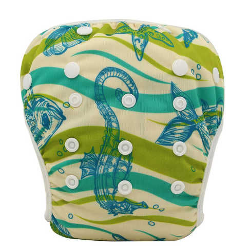 Pañal de Baño Ajustable Impermeable Unisex para Bebé - Image 21