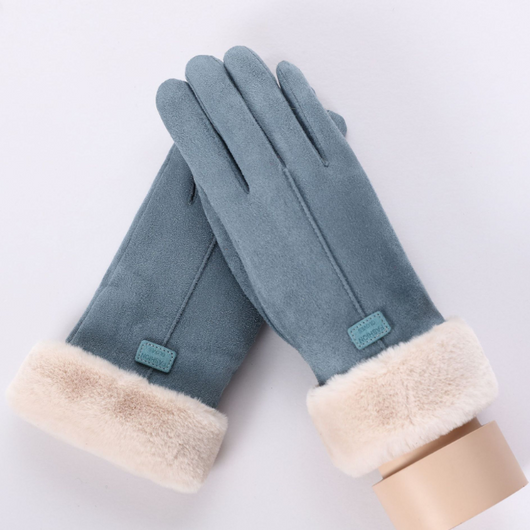 Guantes Térmicos de Cachemira para Mujer con Oso Adorable y Pantalla Táctil - Image 14