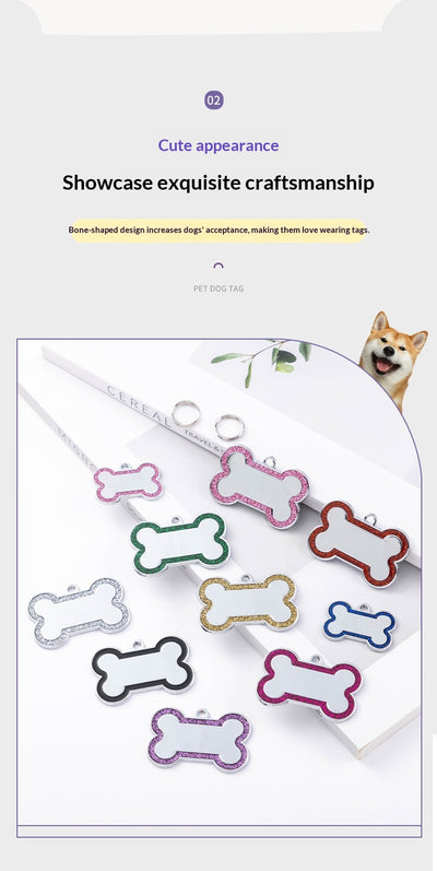 Placa de Identificación para Perros en Aleación de Zinc con Acabado Metalizado - Image 24