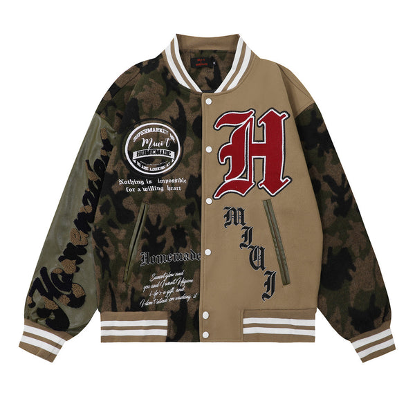Uniforme de Béisbol Camuflaje Patchwork para Hombre