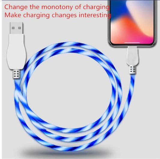 Cable de Carga USB con Luz LED Compatible para Teléfonos Móviles - Image 2