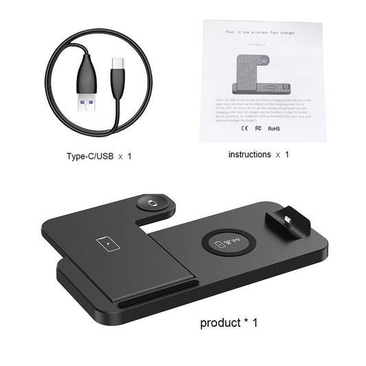 Cargador Inalámbrico de Escritorio 15W 4 en 1 - Image 2