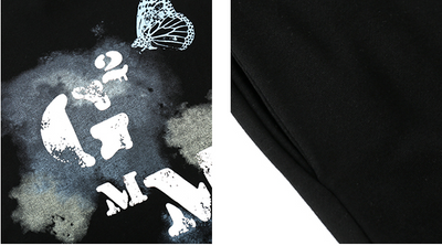 Sudadera con Capucha Estampado Loto Tinta para Niños - Image 10