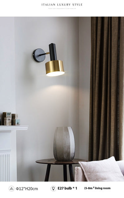 Lámpara de Pared Dorada Elegante para Dormitorio y Mesita de Noche - Image 12