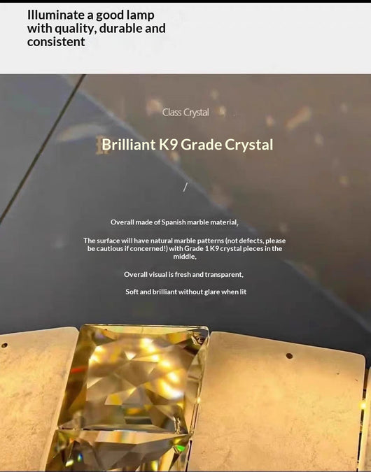 Lámpara de Cristal Ónix Negra de Lujo Asequible para Hoteles y Clubes - Image 7