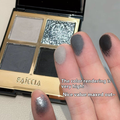 Paleta de Sombras Eyeshadow 4 Colores Tierra Ahumado Mate - Image 19