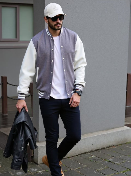 Chaqueta Béisbol Otoño Personalizada para Hombre - Image 10