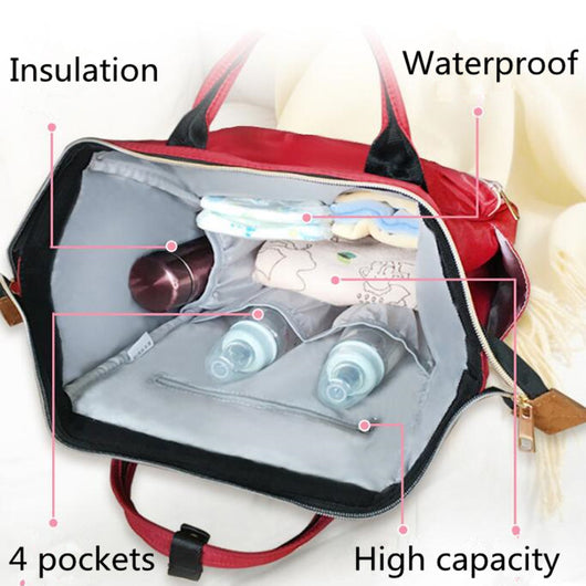 Bolsa Maternidad Portátil de Color Liso - Elegancia Funcional - Image 16