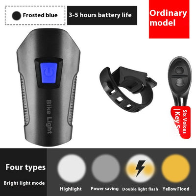 Luz Frontal para Bicicleta USB con Altavoz y Velocímetro - Image 17