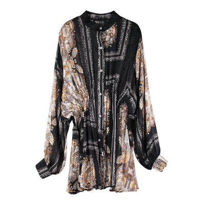 Blusa Satinada Estilo Occidental Reductora de Cintura para Mujer - Image 5
