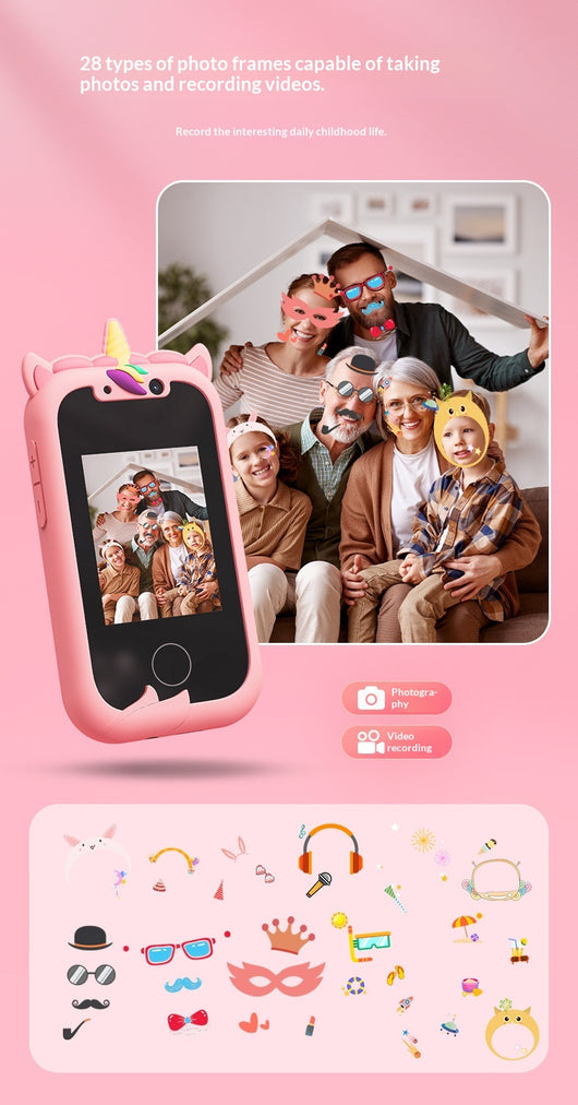 Teléfono Educativo Infantil con Doble Cámara y Pantalla Táctil - Image 10